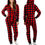 Thumbnail: Long Sleeve Jumpsuit for Women Christmas Onesie Pajamas