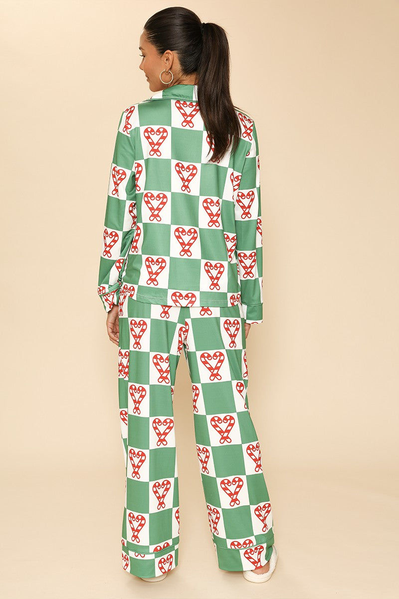 Thumbnail: Holiday Christmas Pajama Set