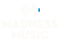 Logo do Estúdio Musical e de Podcast Madness Music do Proprietário Thiago Bezerra