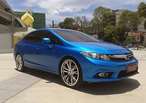 HONDA CIVIC ENVELOPADO COM VINIL AZUL PEROLIZADO AVERY (6).jpg