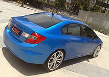HONDA CIVIC ENVELOPADO COM VINIL AZUL PEROLIZADO AVERY (2).jpg