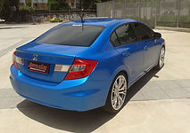 HONDA CIVIC ENVELOPADO COM VINIL AZUL PEROLIZADO AVERY (10).jpg