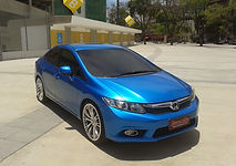 HONDA CIVIC ENVELOPADO COM VINIL AZUL PEROLIZADO AVERY (7).jpg