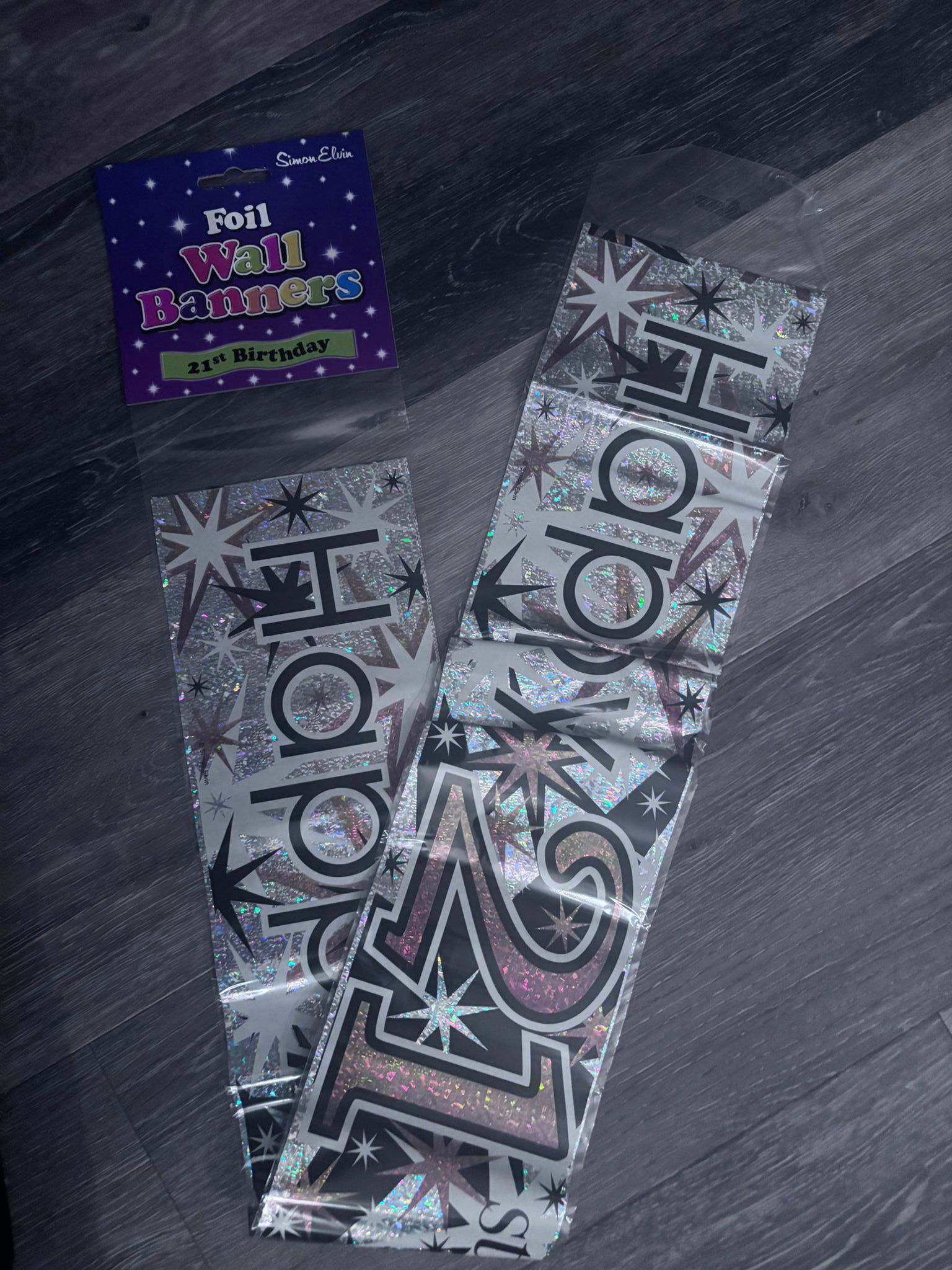 21st birthday banner 