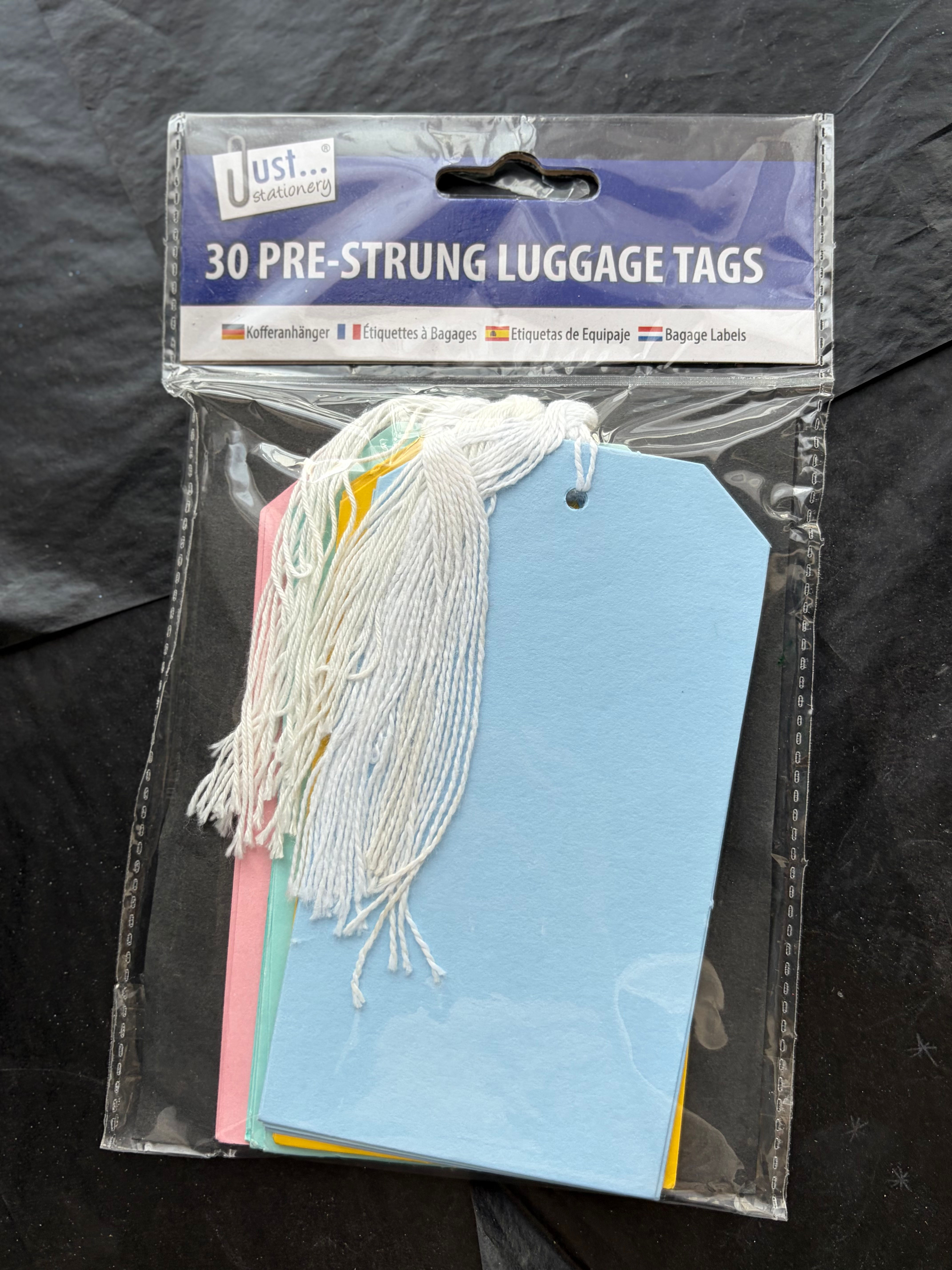 30 luggage tags 