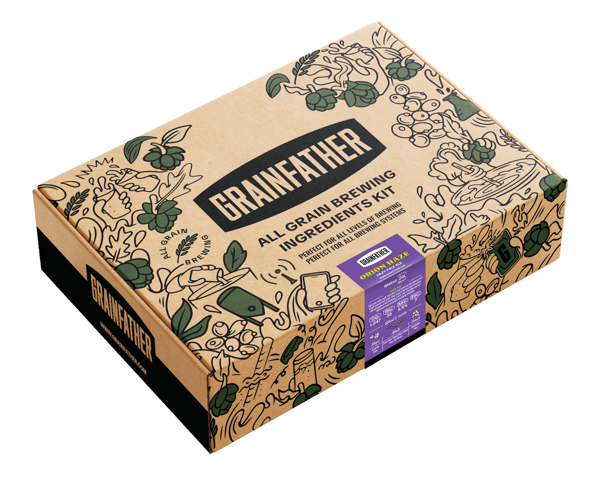 Grainfather Orion Haze Hazy Pale Ale Grain Kit