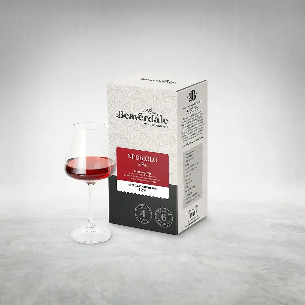 Beaverdale 6 Bottle Wine Kit - Nebbiolo Style wine glass