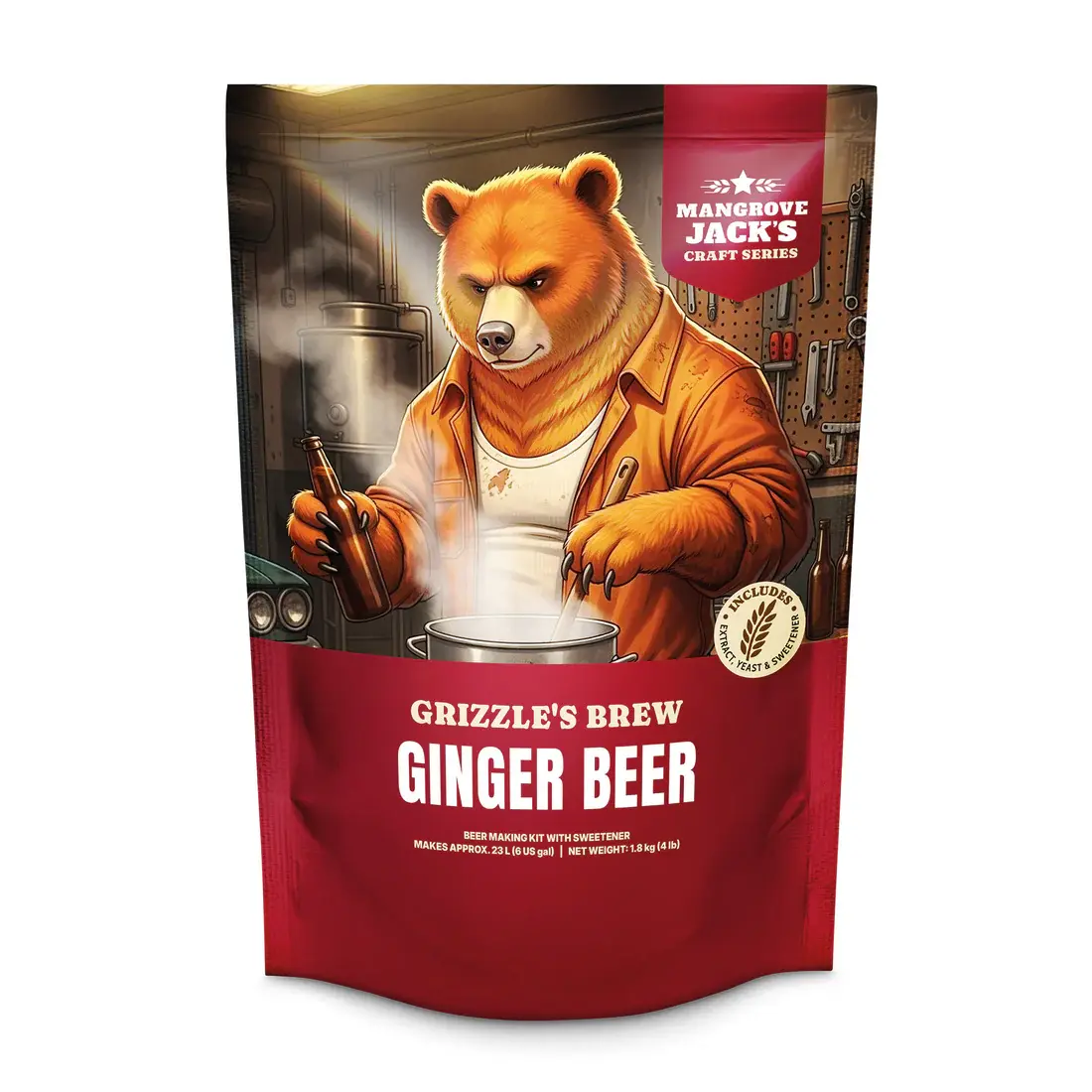 MJ Craft Series Ginger Beer - 1.8kg