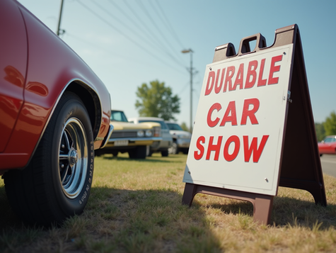 Benefits of Long-Lasting Car Show Signage: Make Your Display Stand Out!