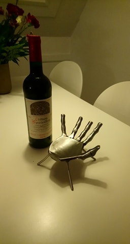 Vinholder liggende