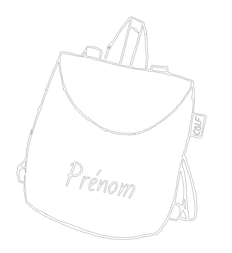 Sac à dos enfant (base coton épais)
