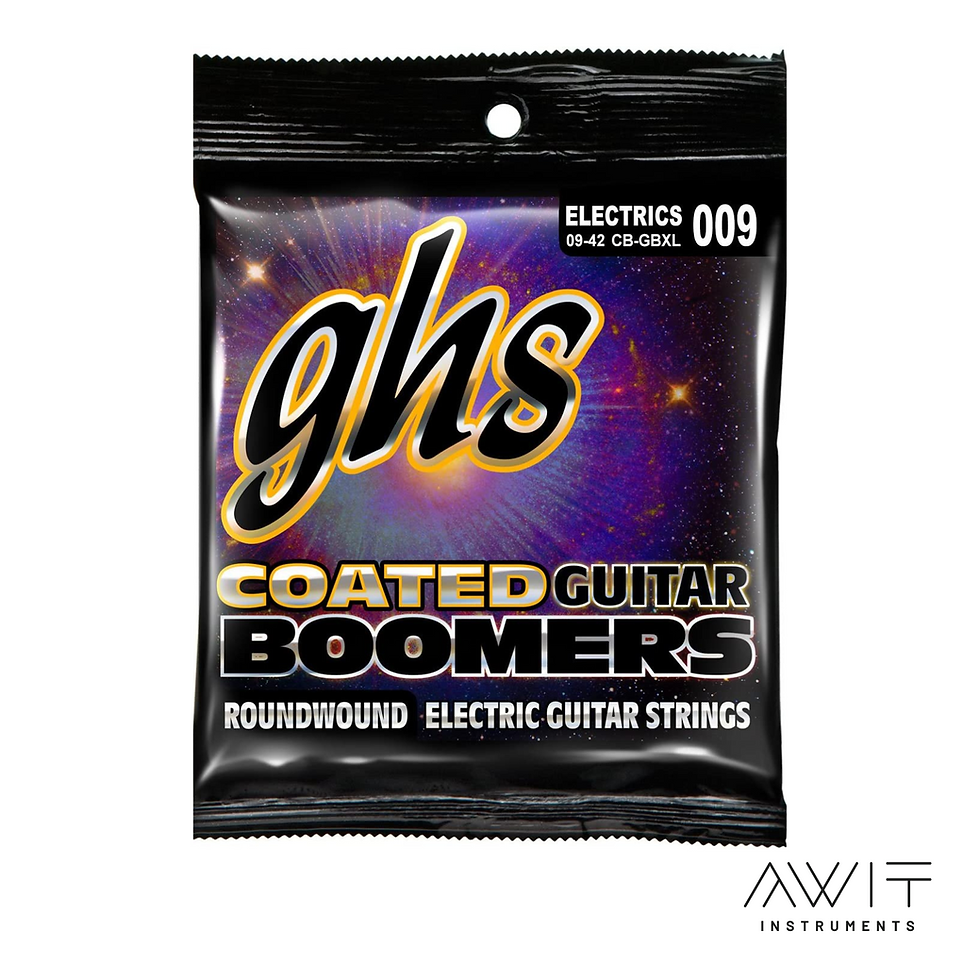 Thumbnail: GHS Coated Guitar Boomers Roundwound Electric Guitar Strings