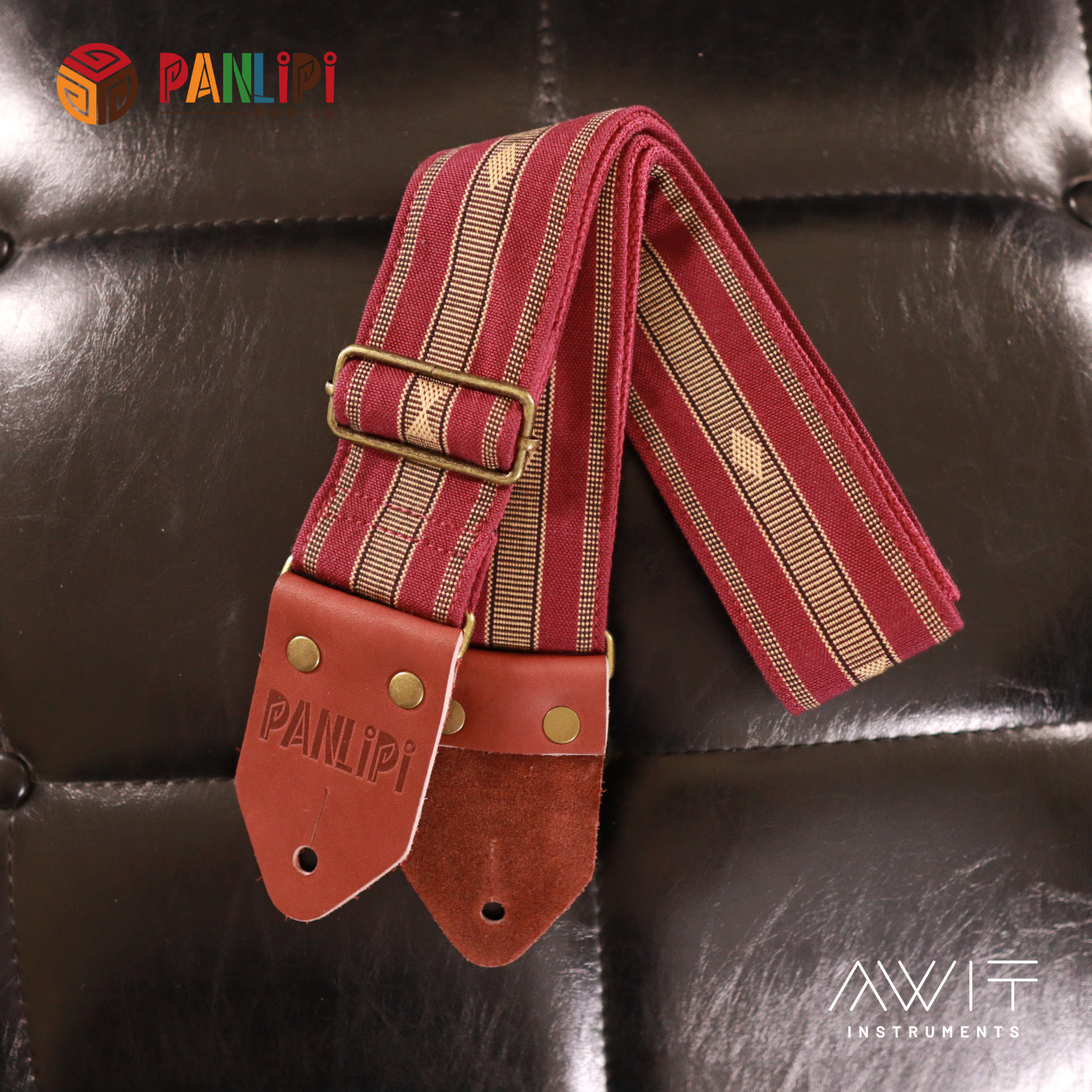 Panlipi Manila Guitar Straps (Sagada Colored)