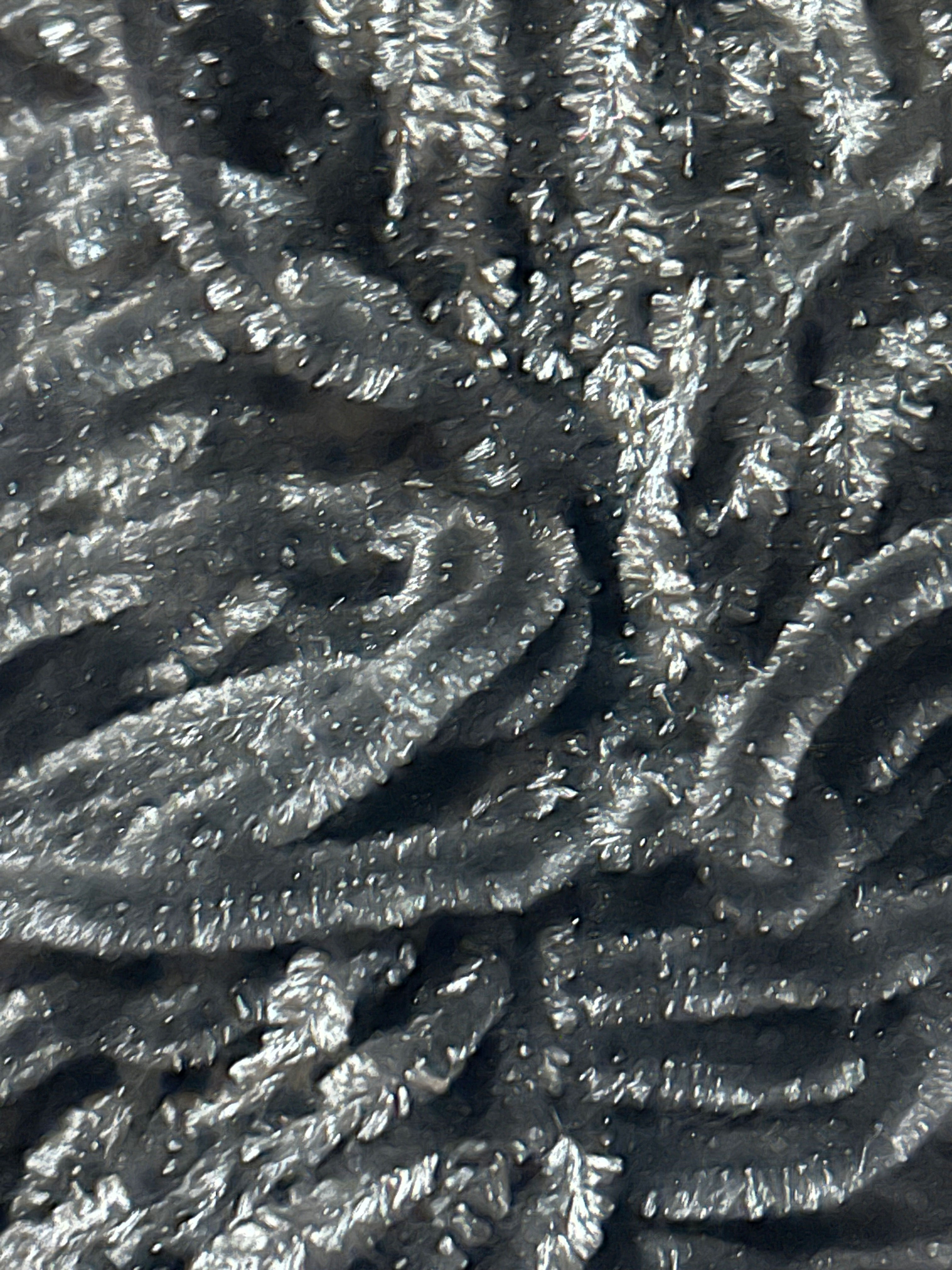 Black-Rayon Chenille