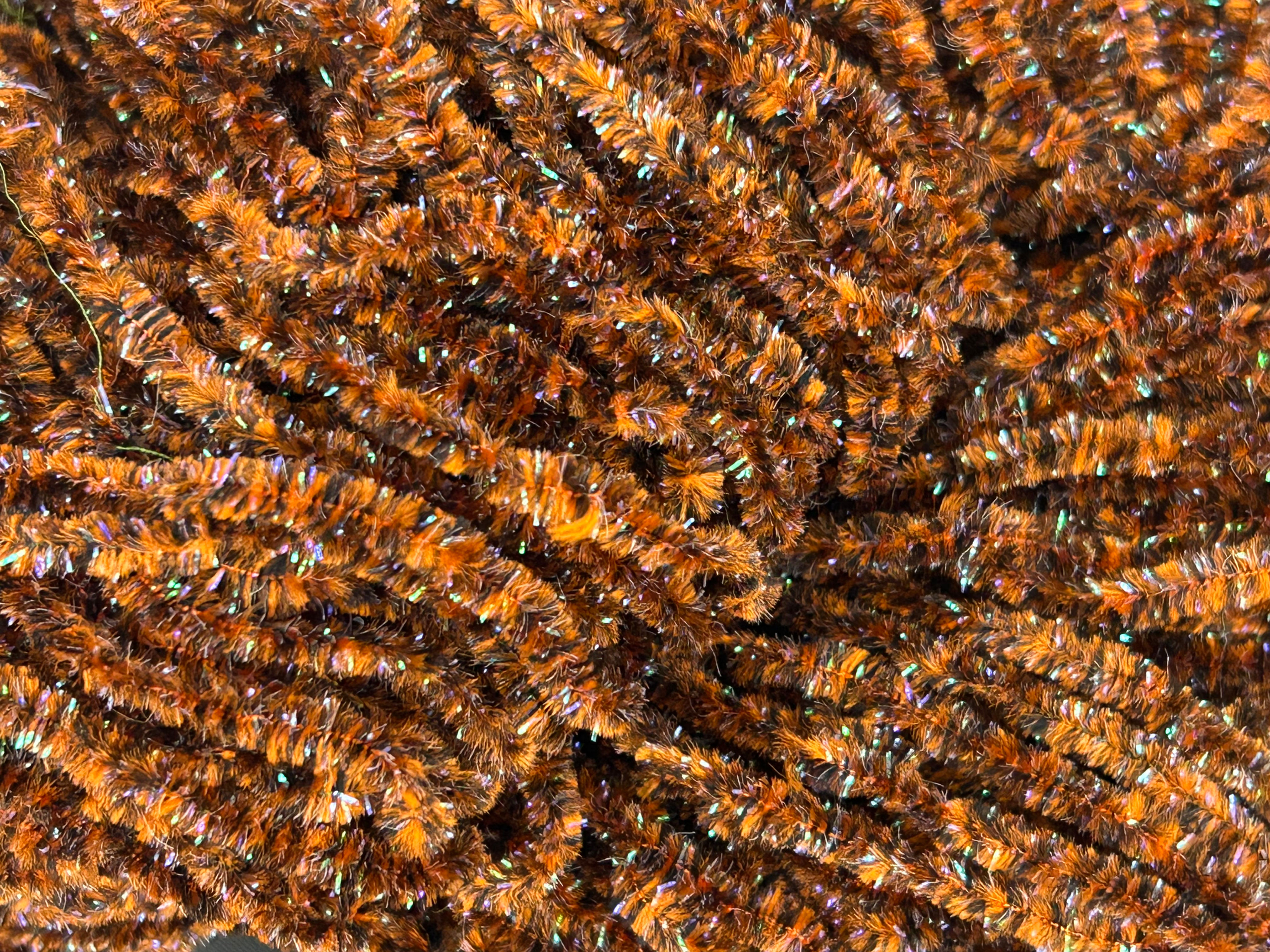 Orange/Black/Pearl-75 Yard Skein