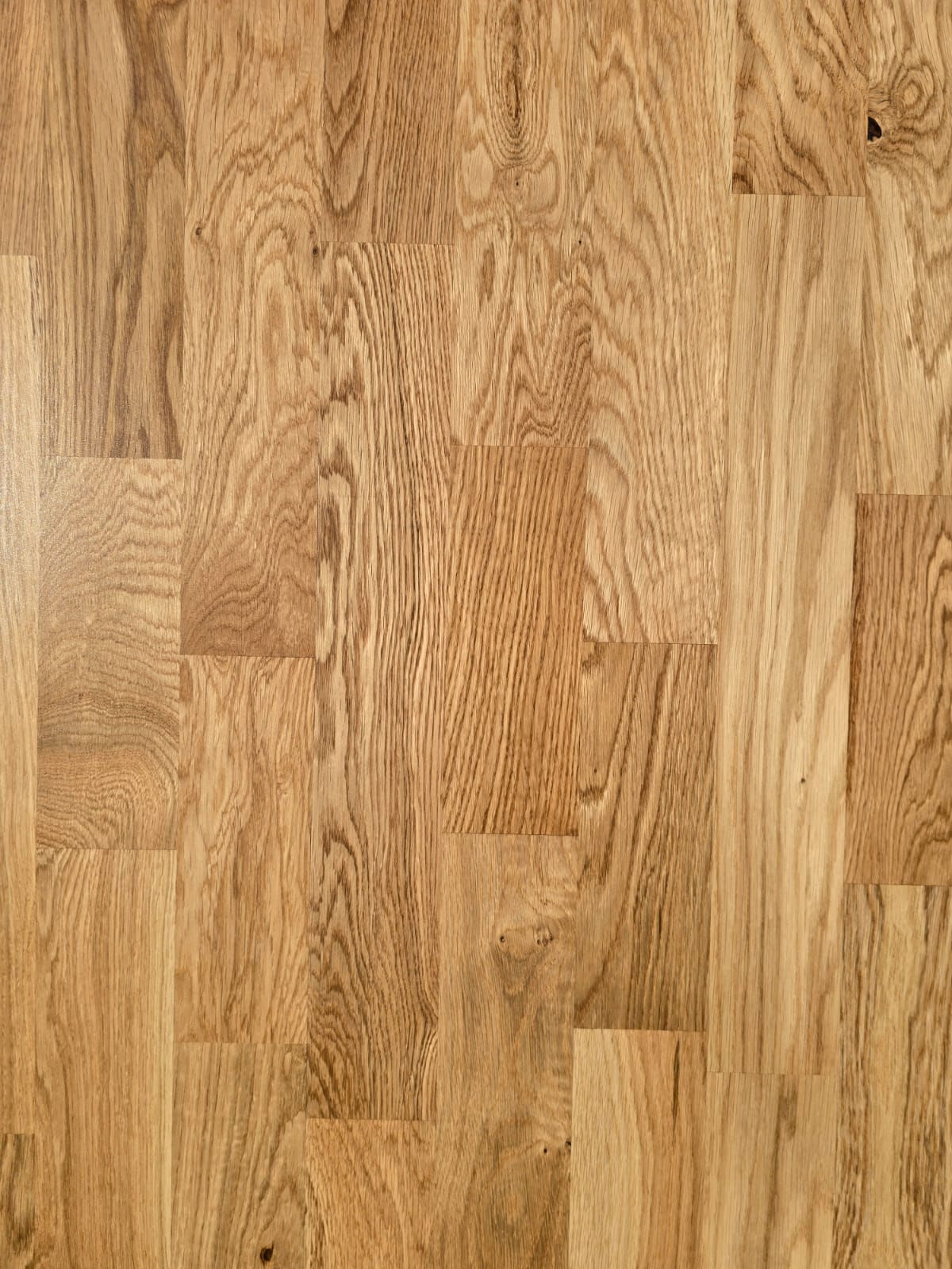 natural oak 3 strip lacquered 4v bevel 5 g