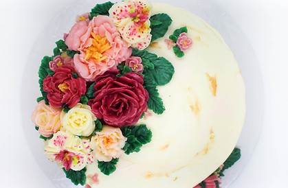 wedding birthday flower cake.jpg