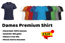Dames premium shirt