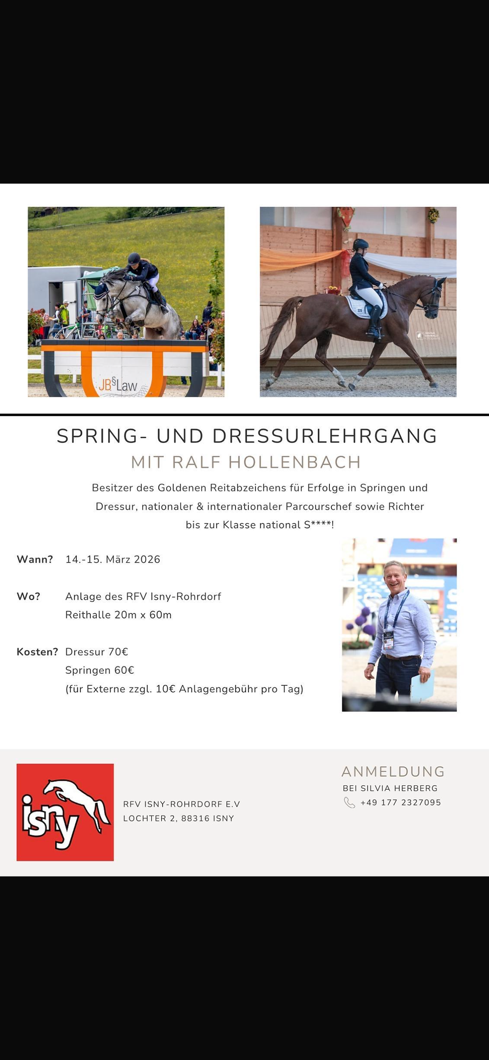 Lehrgang mit Ralf Hollenbach