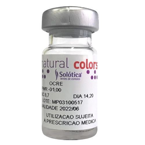 Solotica Natural Colors Color Ocre Lentes De Contacto Pupilentes