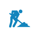 Man with a shovel