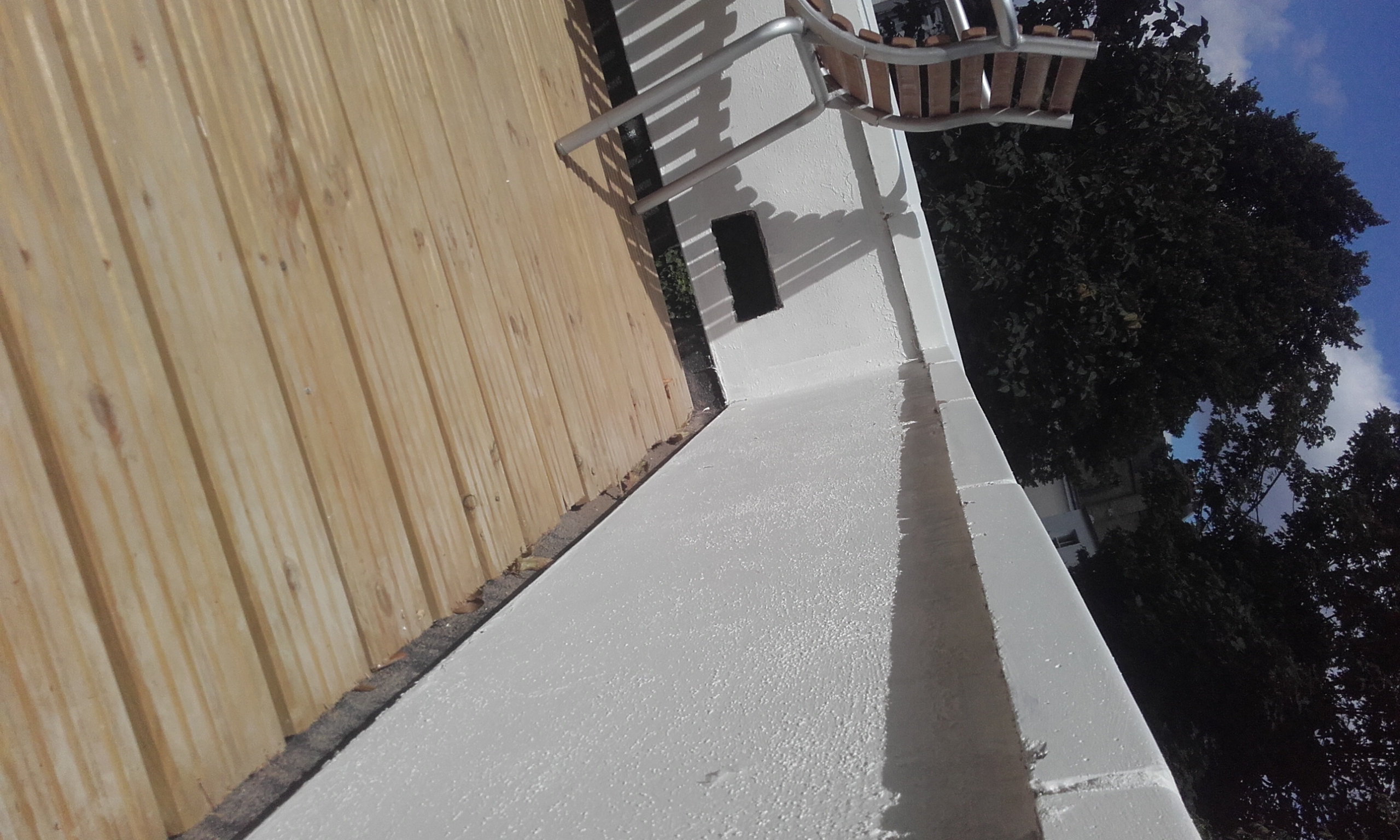 Paving and fencing