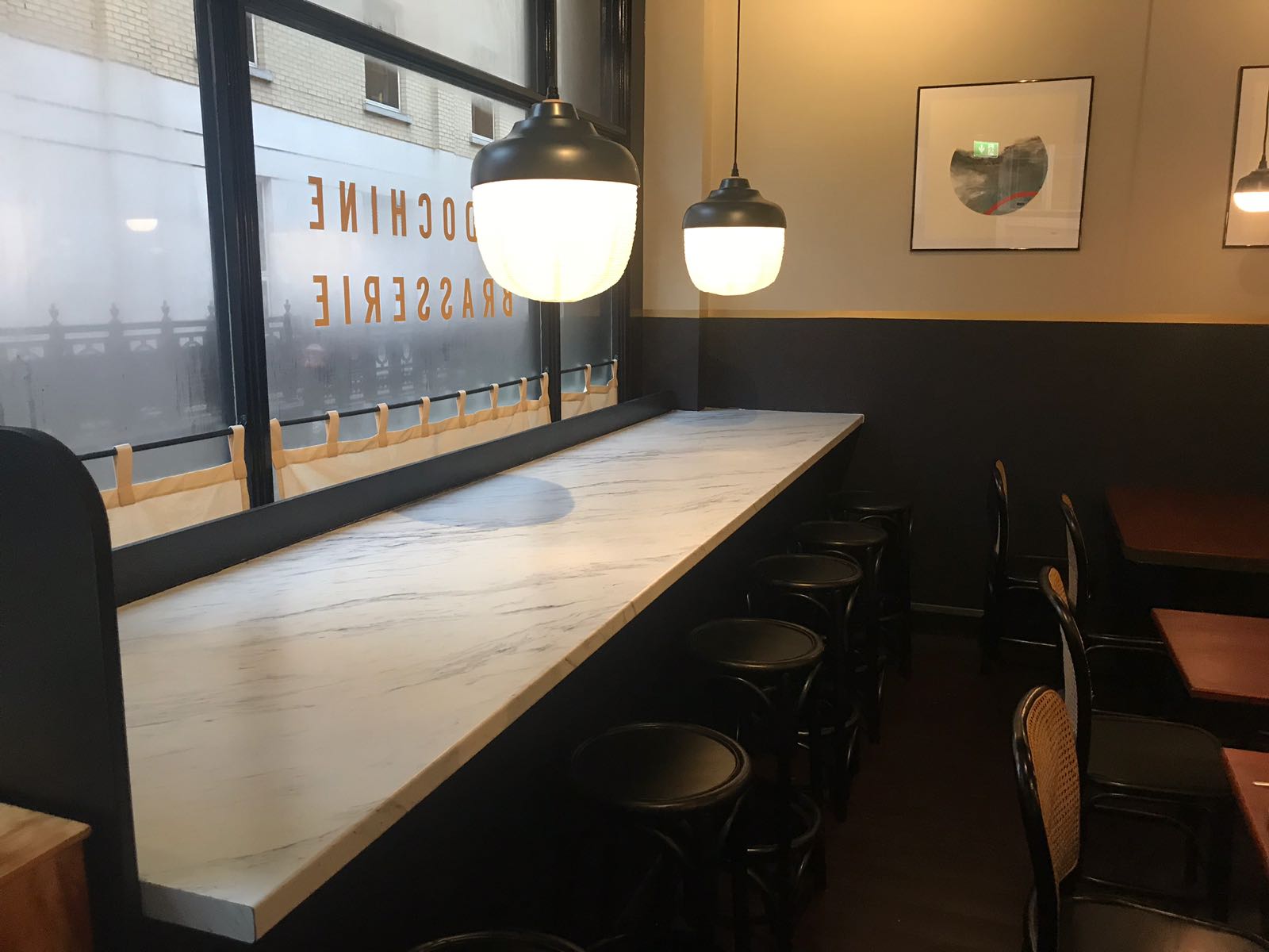 Counters and seating