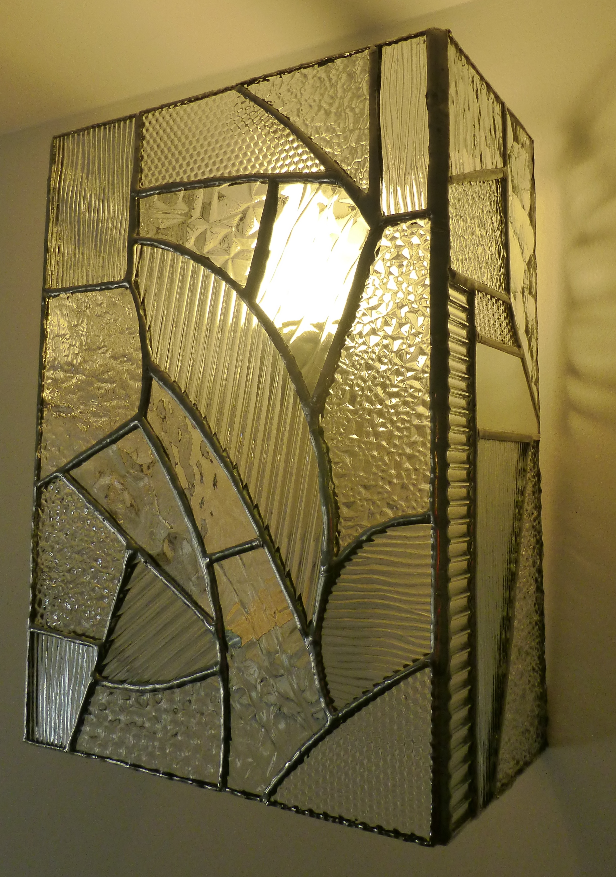 Applique vitrail Tiffany Art déco