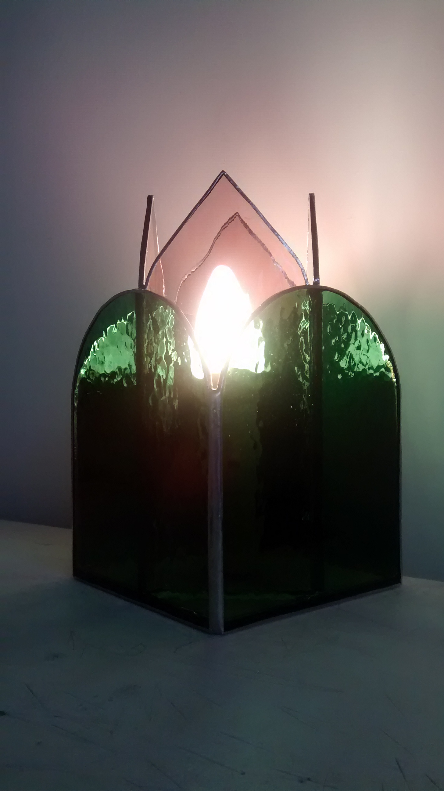 Lampe vitrail Tiffany Intimité