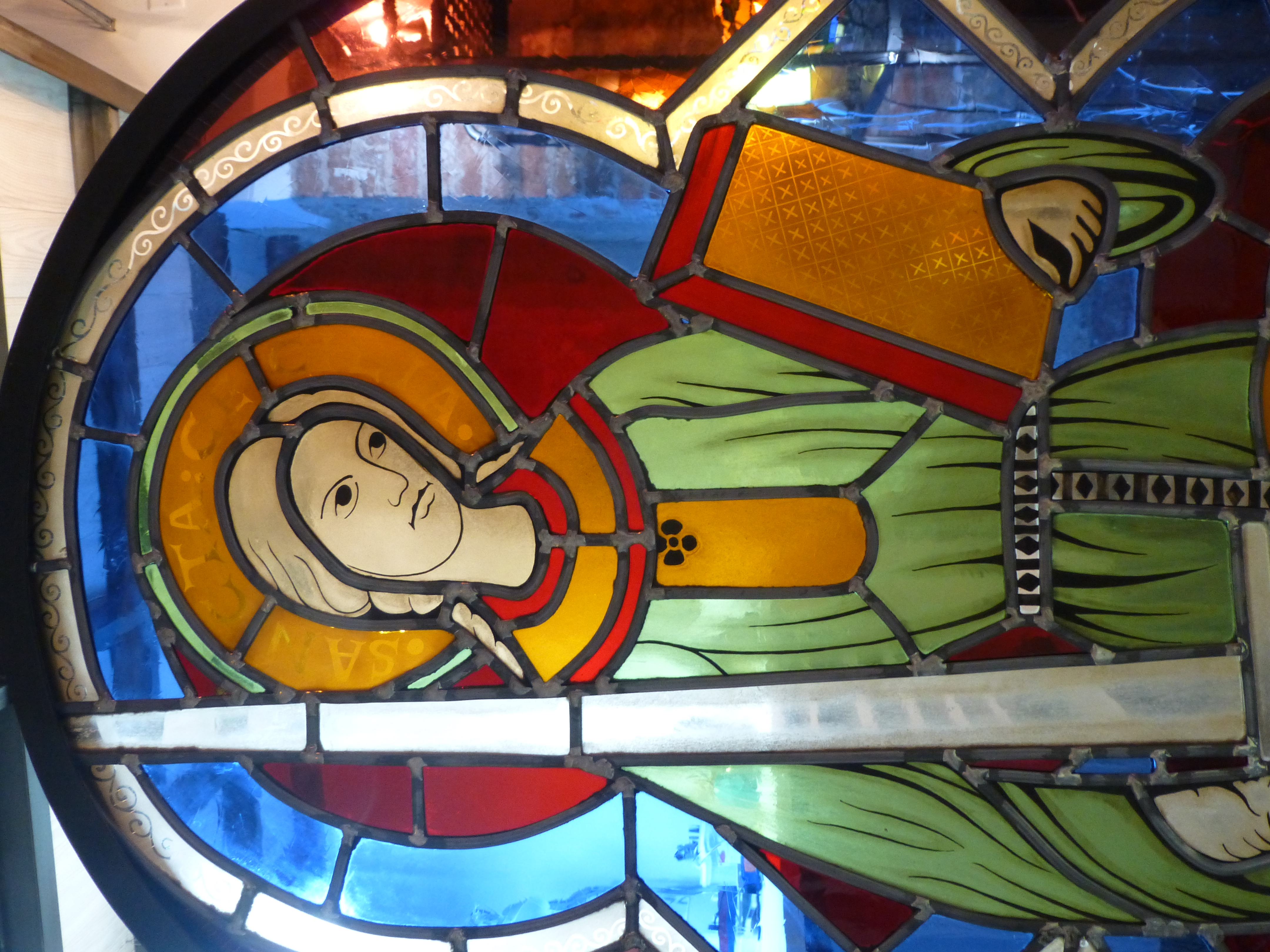 Vitrail Sainte Cécile