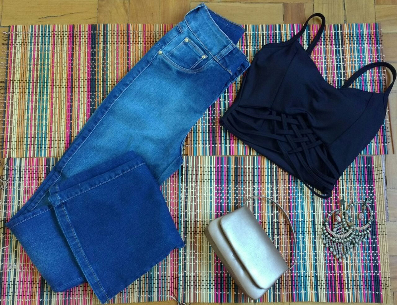 Top Cropped trançado