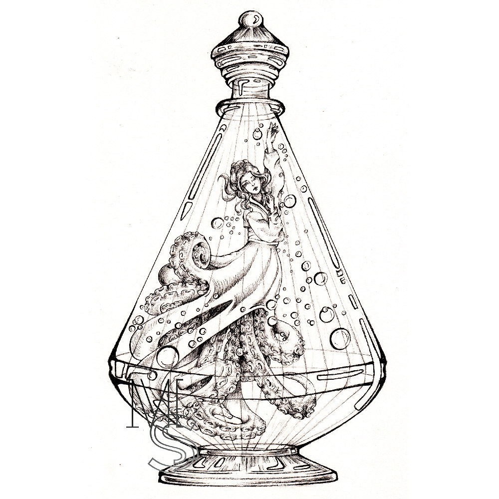 Octopus in a jar PRINT