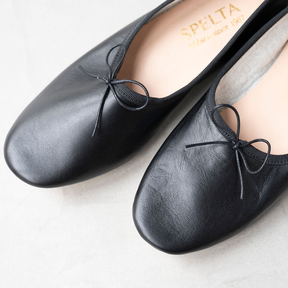 Thumbnail: 【SPELTA】OLGA フラットシューズ Black