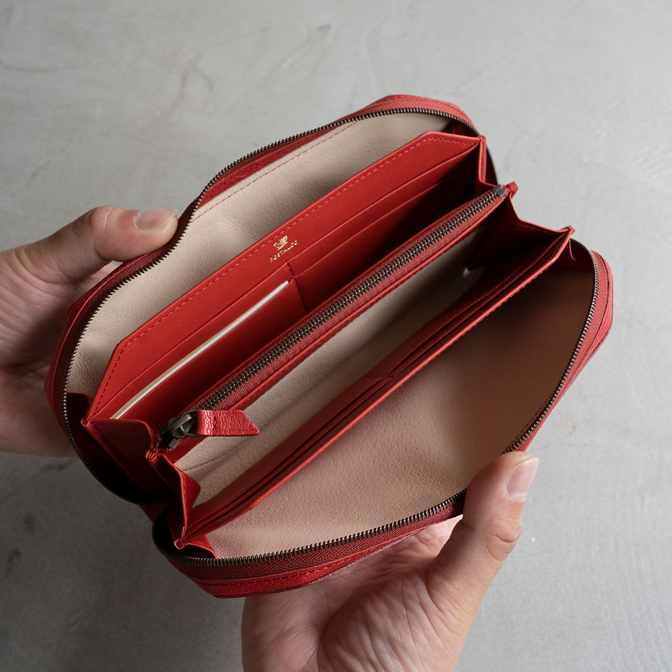 サムネイル： ケトルジッパーウォレット Long【Red】