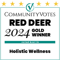 Complete Function Inc Winners Badge Red Deer 2024 Gold Holistic Wellness