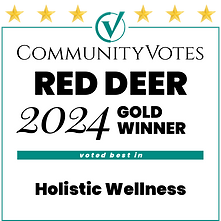 Complete Function Inc Winners Badge Red Deer 2024 Gold Holistic Wellness
