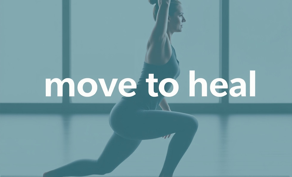 please create and image the allows the mantra _move to heal_ to be embodied. This is the f