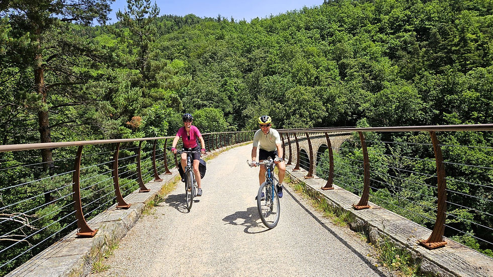 Angélique et Frédéric partis en itinérance à vélo sur la Dolce Via