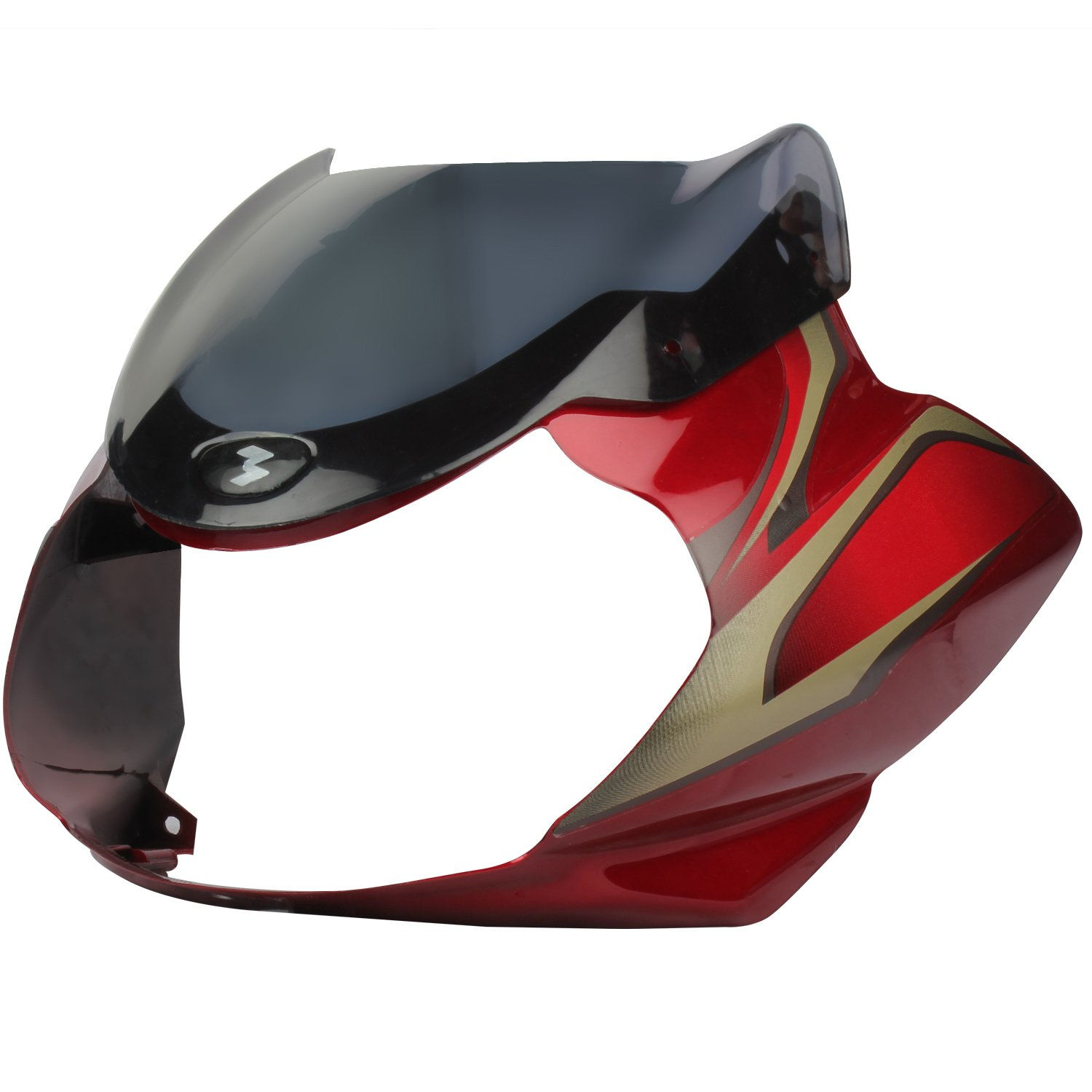DISCOVER 100CC VISOR - RED