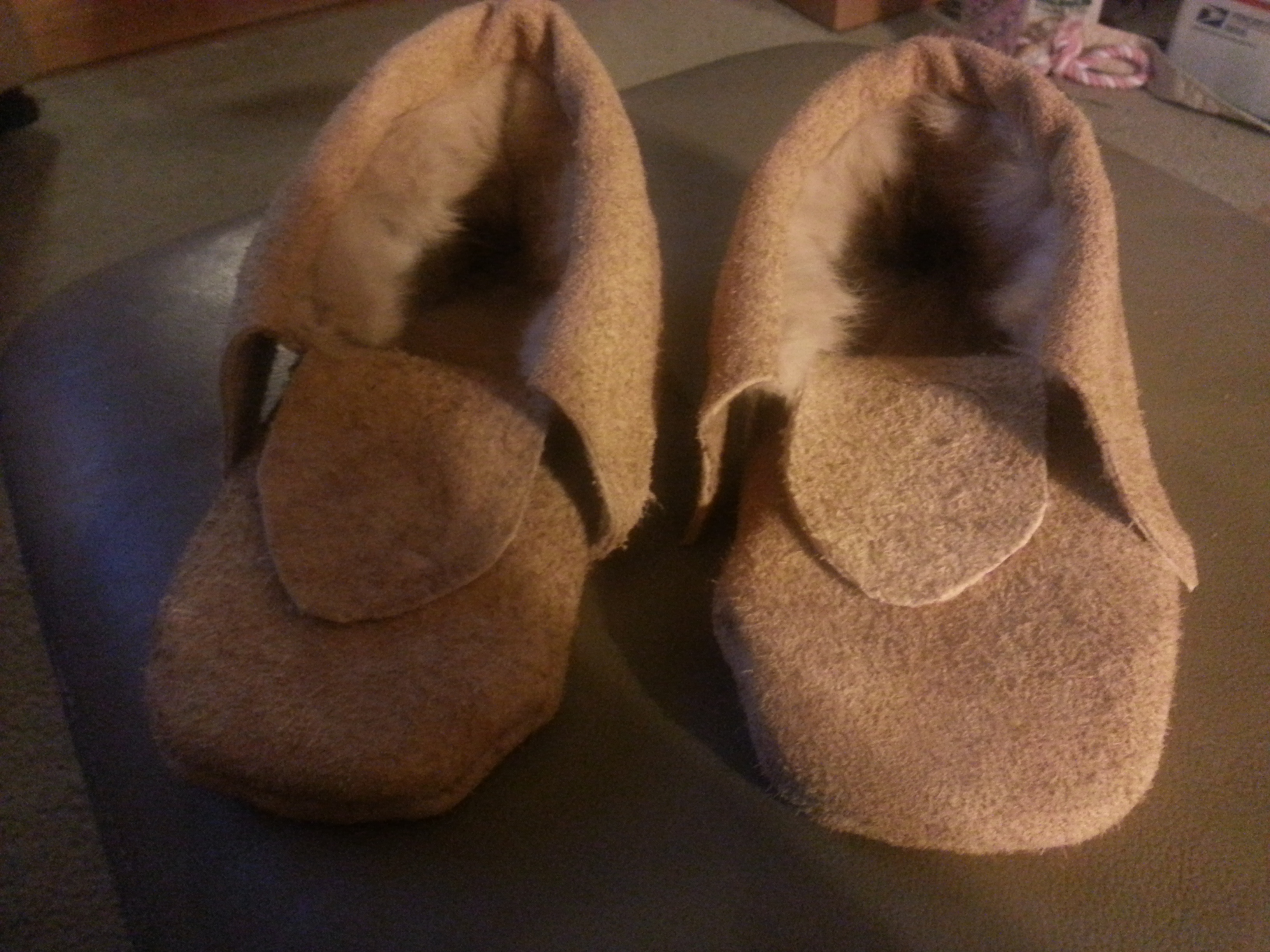 homemade moccasins