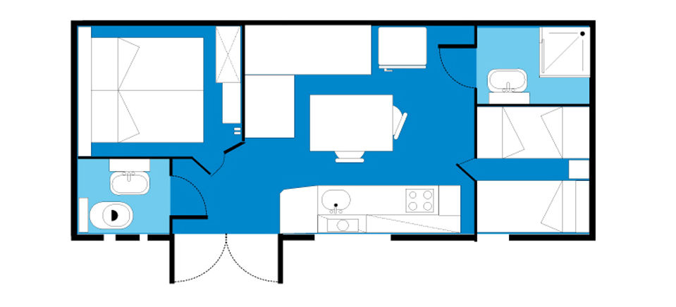 Miniatura: Case Mobili Usate (SHELBOX GIOTTO 8.60*3.00) del 2012