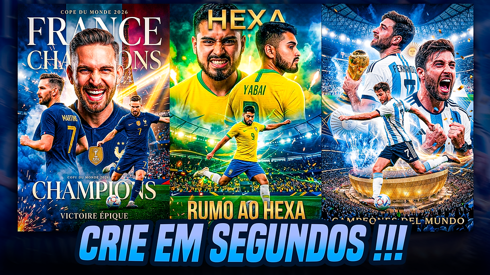 1848 - COPA 2026: IA Transformou Minha Foto (Edit World Cup AI Tutorial + Free Prompt)