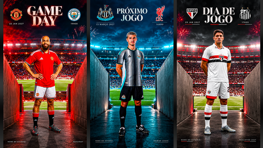 1950 - Transforme uma Foto em Flyer MATCHDAY Profissional com IA Grátis!