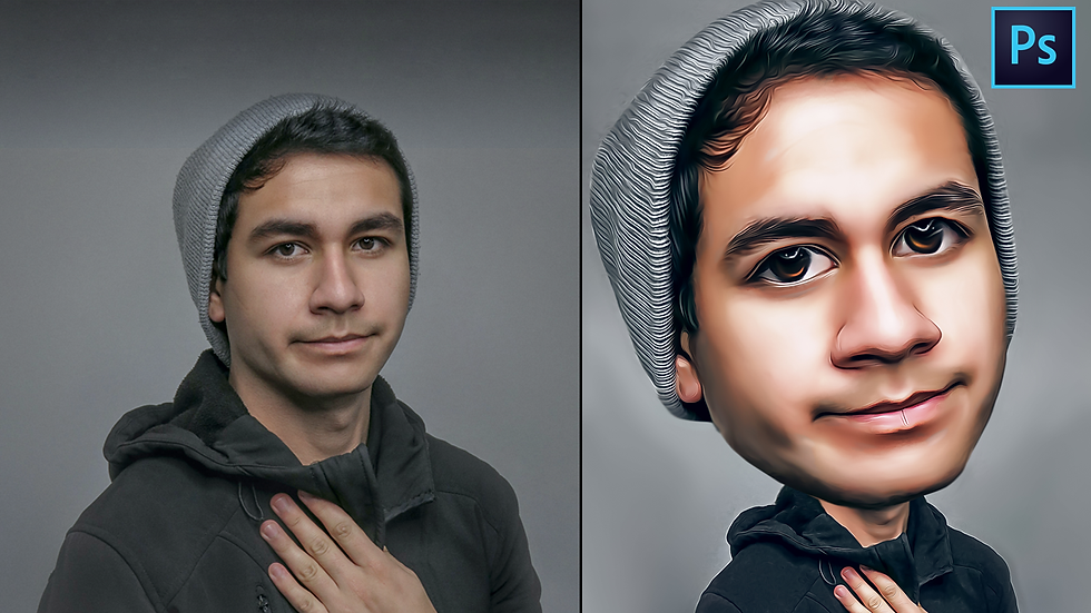 How to make Caricature in Photoshop | Cartoon Effect | Basic for Beginners 2021