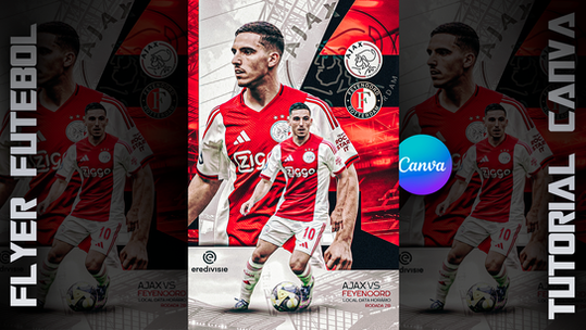 1729 - Como Fazer Flyer de FUTEBOL no Canva Gratuito - Football Poster