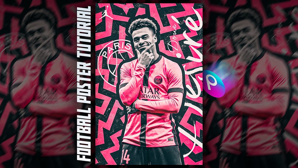 1645 - Como Fazer Flyer de Futebol pelo celular | Football Poster Bg Edit PicsArt Design Mobile