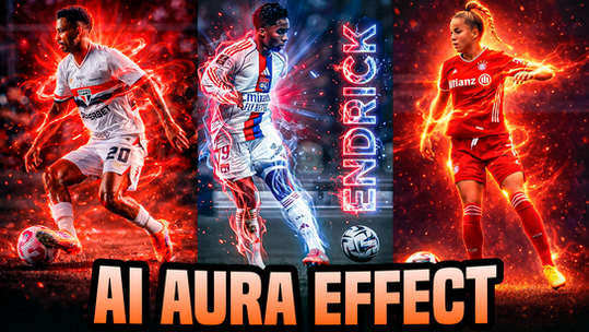 1818 - EFEITO AURA & EDGE LIGHTING: Transforme Fotos Simples em Wallpapers Épicos com IA