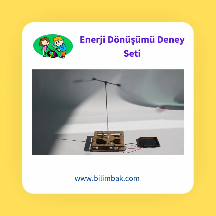 Küçük resim: Enerji Dönüşümü Bilim Deney Seti-Ahşap