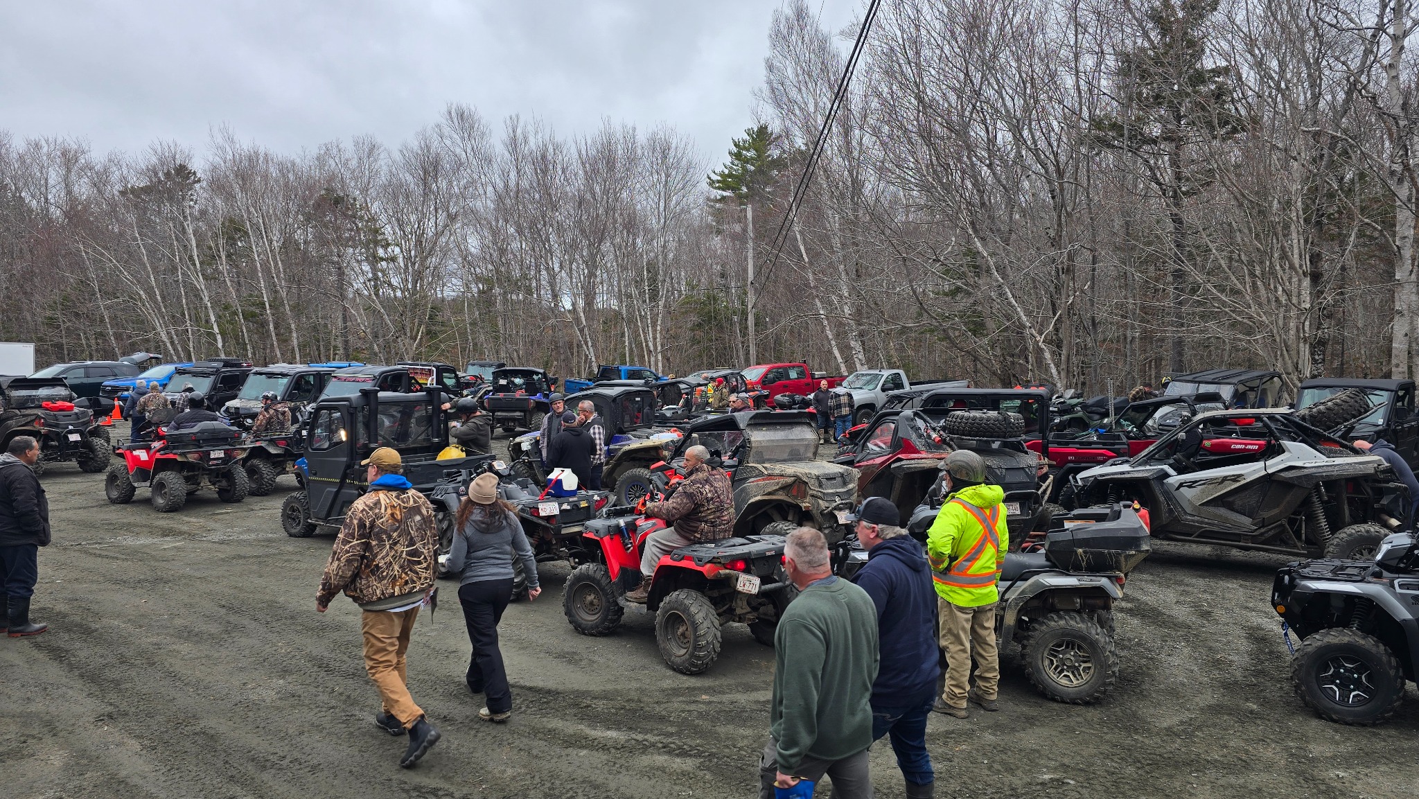 Rally for Cancer riders gathered together