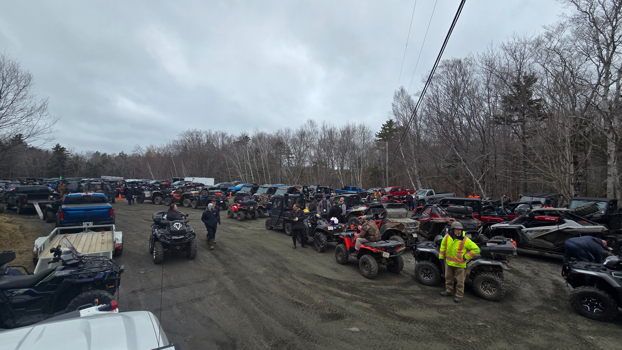 ATVs and side-by-sides gathering for the Rally for Cancer